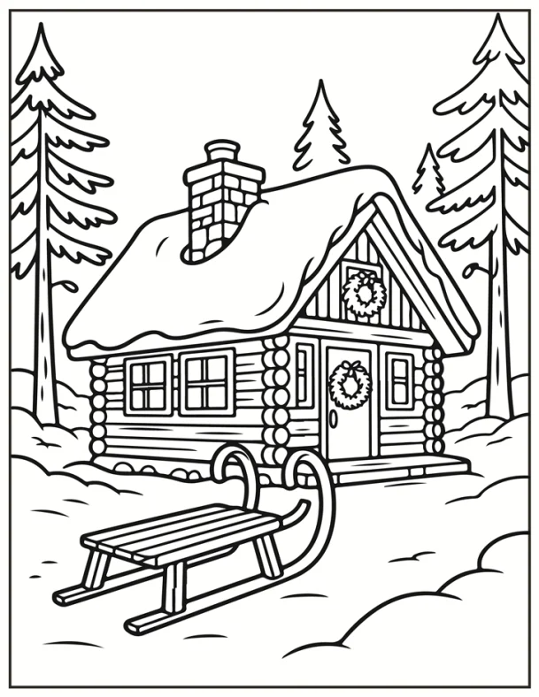 Desenhos de Natal para colorir 147