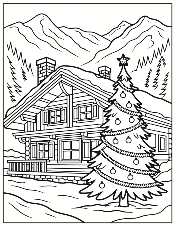 Desenhos de Natal para colorir 151