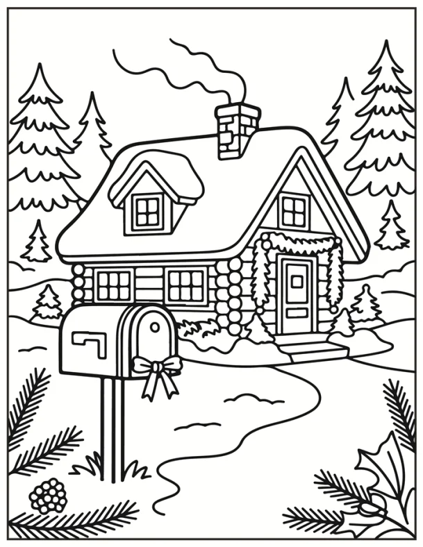 Desenhos de Natal para colorir 153
