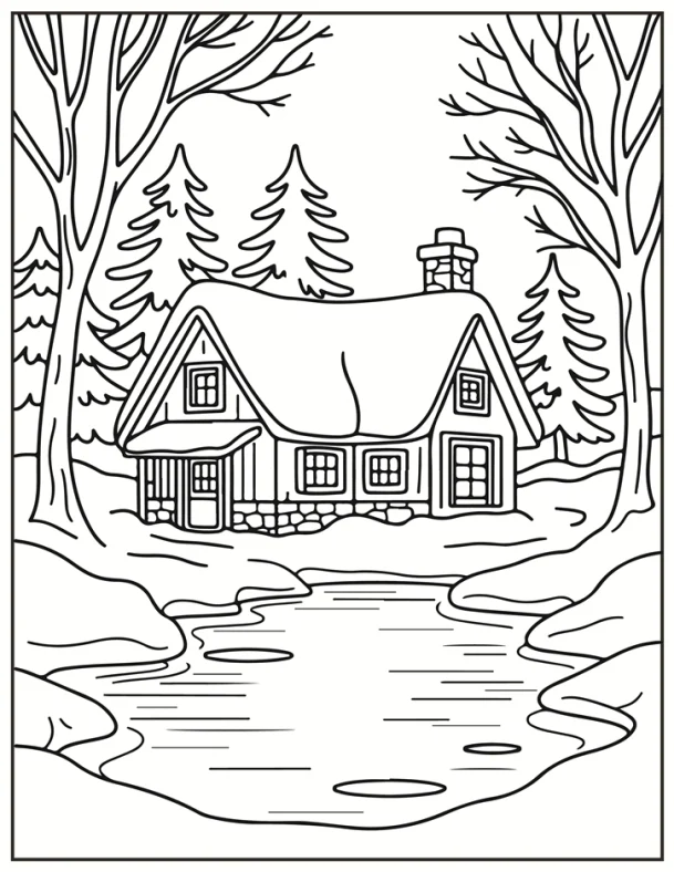 Desenhos de Natal para colorir 154