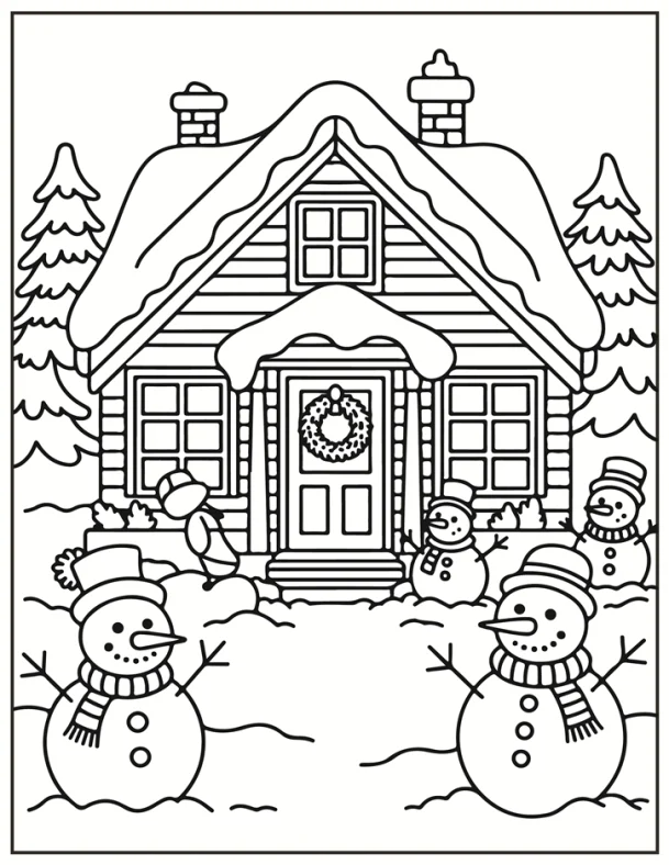 Desenhos de Natal para colorir 157