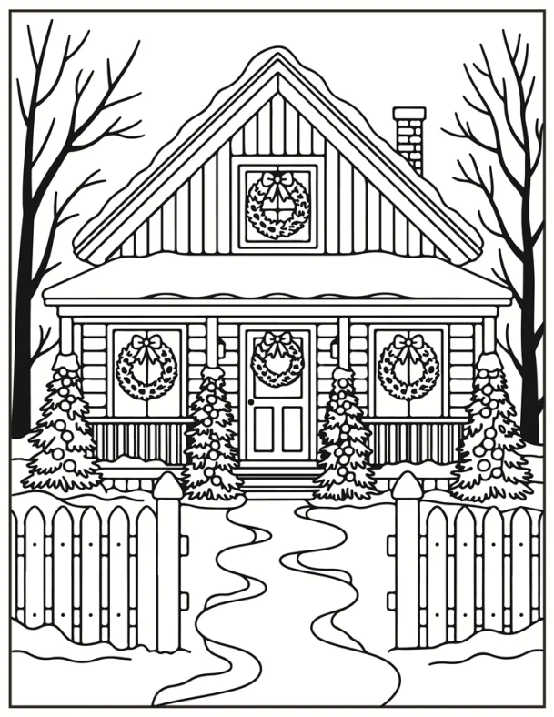 Desenhos de Natal para colorir 158