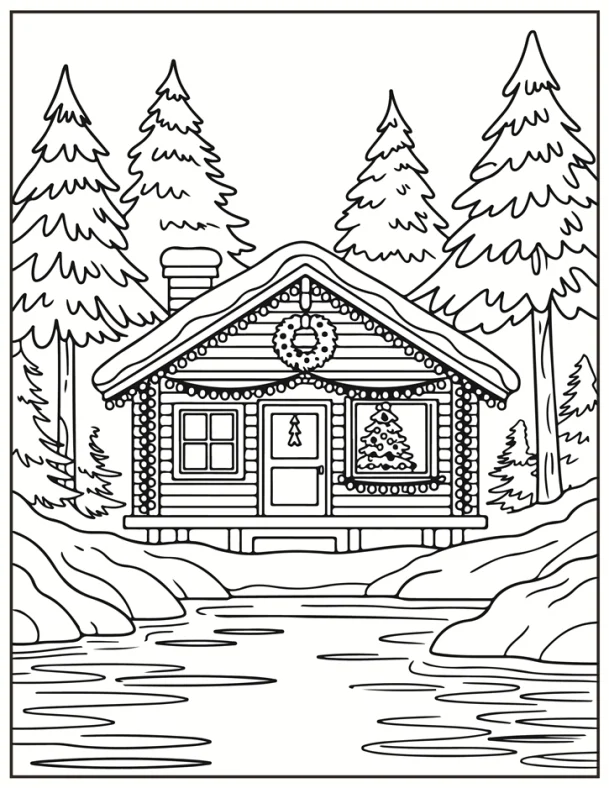 Desenhos de Natal para colorir 159