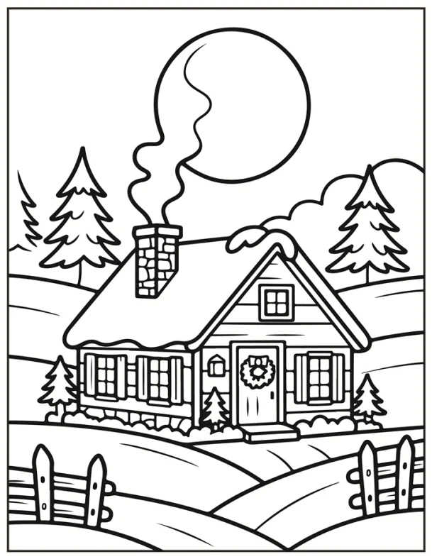 Desenhos de Natal para colorir 164