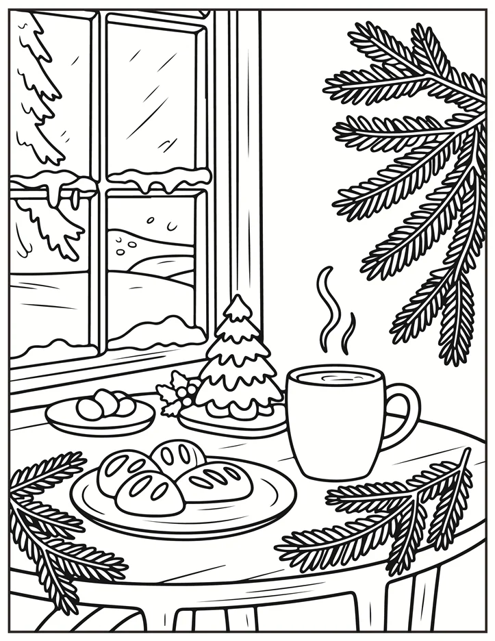 Desenhos de Natal para colorir 17