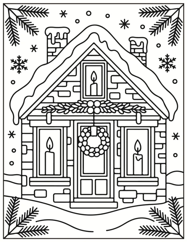 Desenhos de Natal para colorir 171