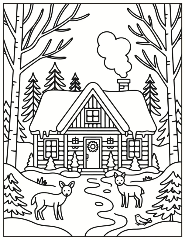 Desenhos de Natal para colorir 172