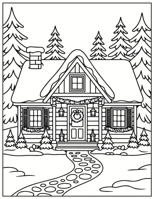 Desenhos de Natal para colorir 174