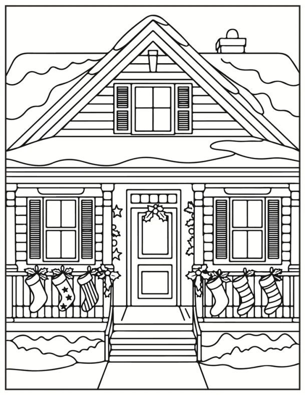 Desenhos de Natal para colorir 176