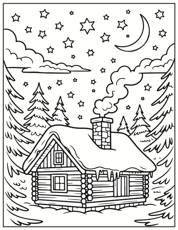 Desenhos de Natal para colorir 178