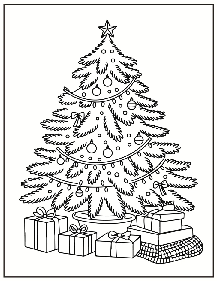 Desenhos de Natal para colorir 18