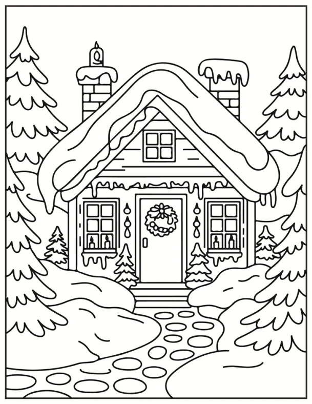 Desenhos de Natal para colorir 182