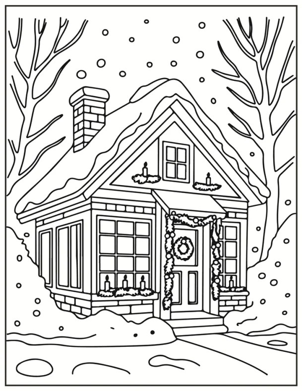 Desenhos de Natal para colorir 183
