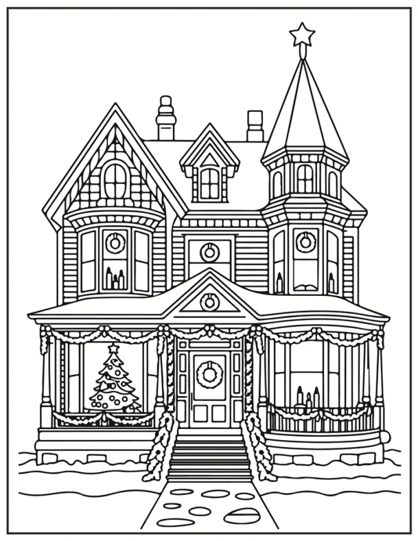 Desenhos de Natal para colorir 188