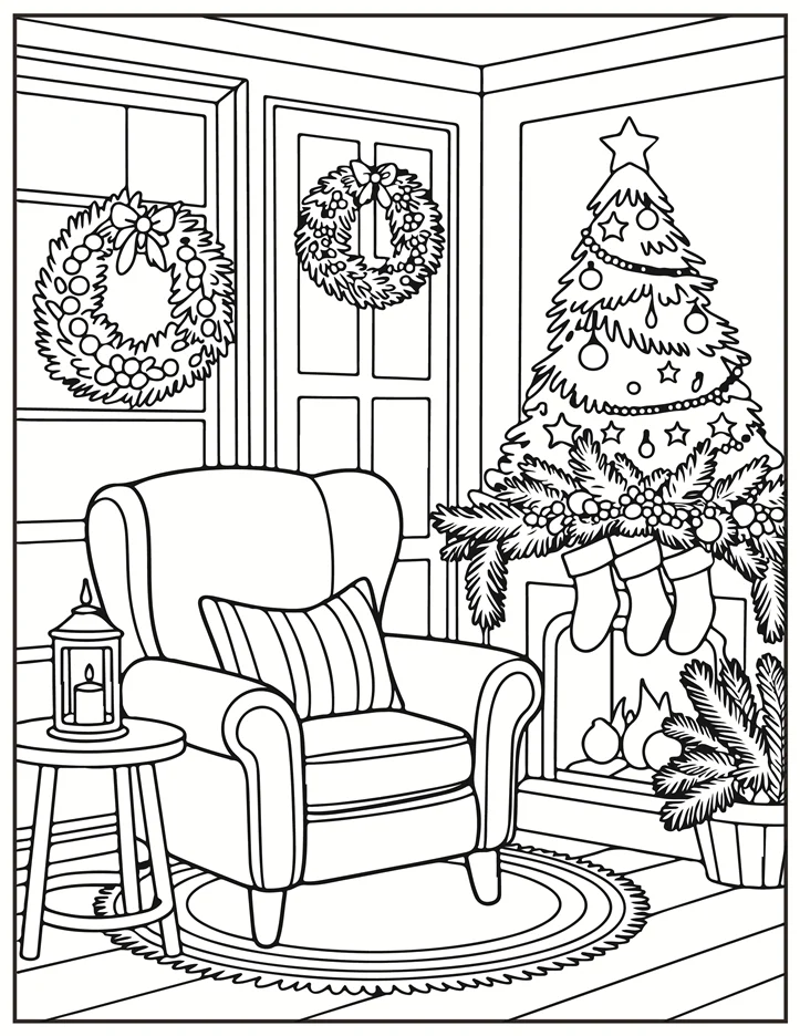 Desenhos de Natal para colorir 19