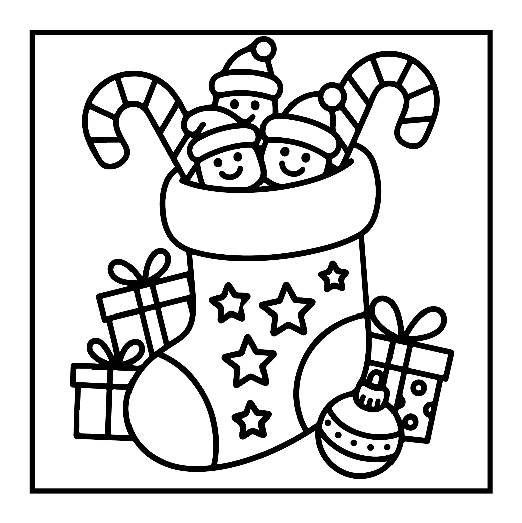 Desenhos de Natal para colorir 193