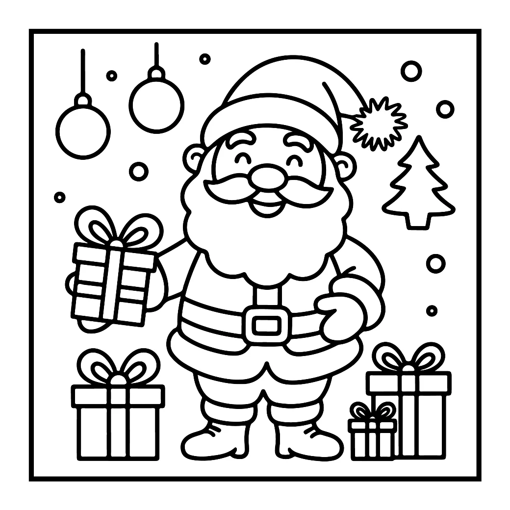Desenhos de Natal para colorir 196