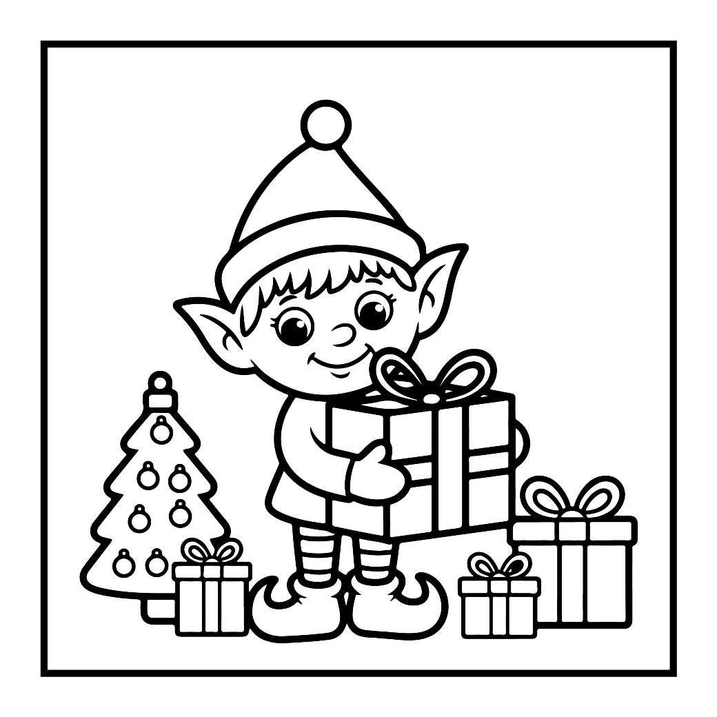 Desenhos de Natal para colorir 198