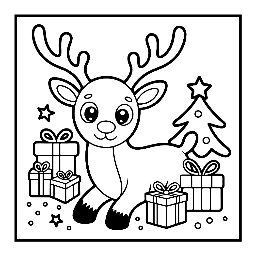 Desenhos de Natal para colorir 199