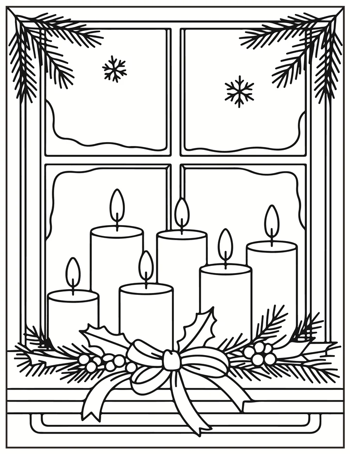 Desenhos de Natal para colorir 2