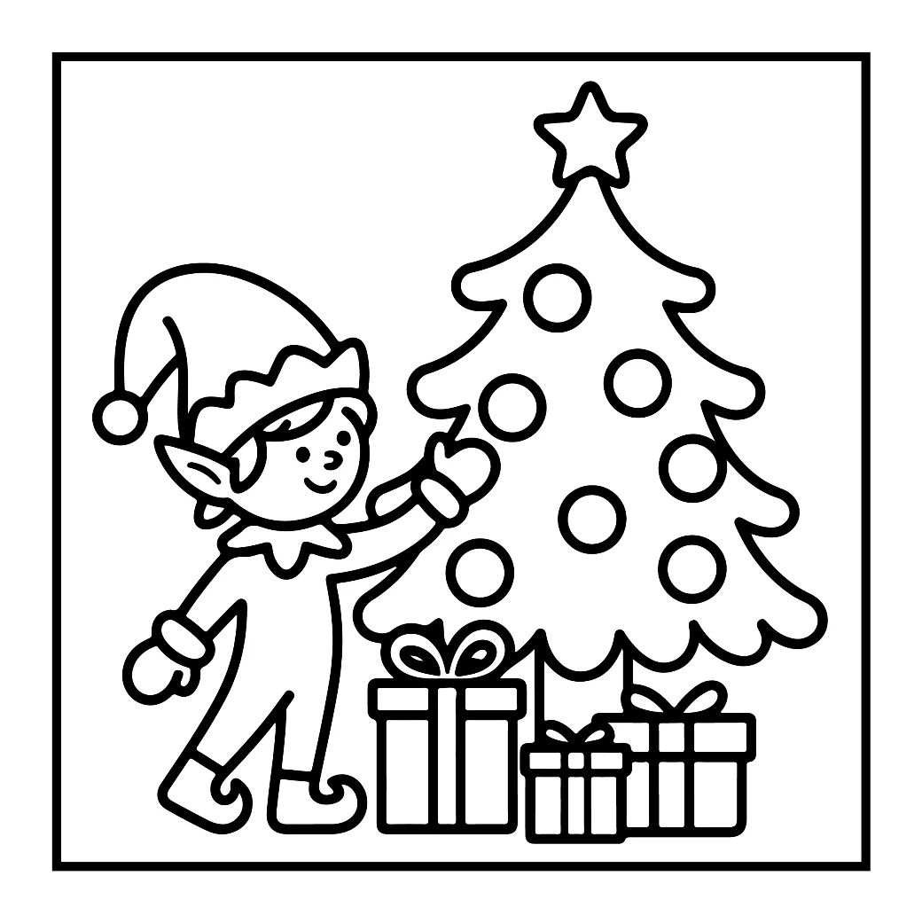 Desenhos de Natal para colorir 202