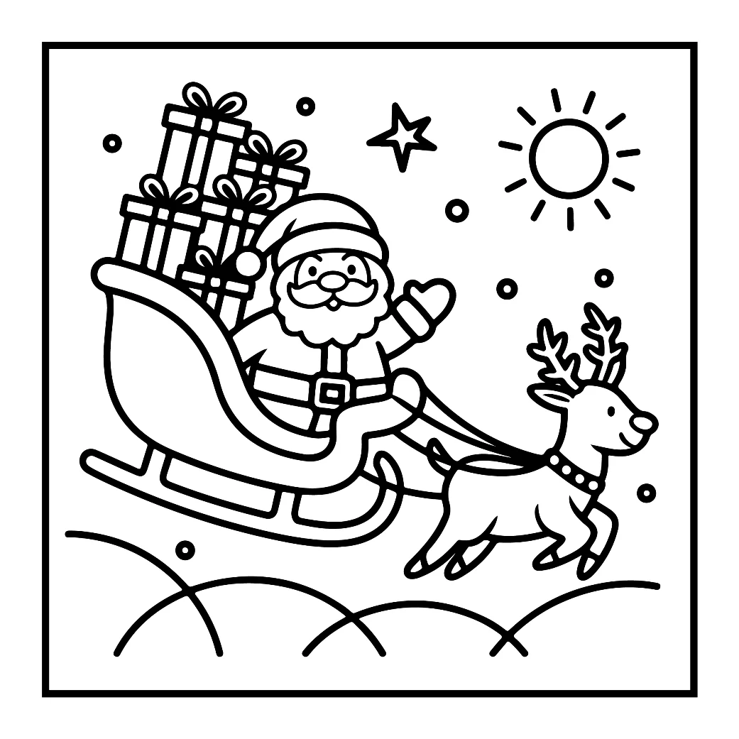 Desenhos de Natal para colorir 204