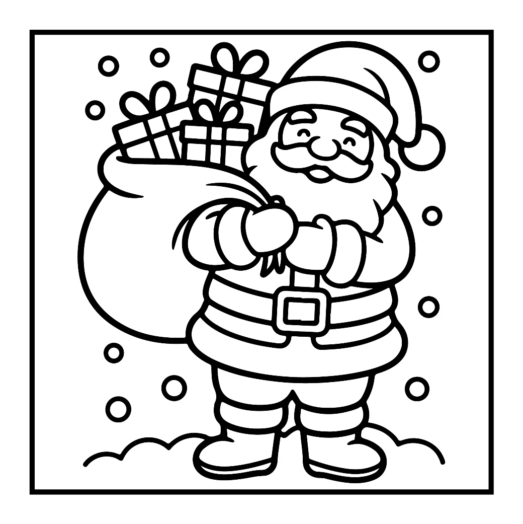 Desenhos de Natal para colorir 209