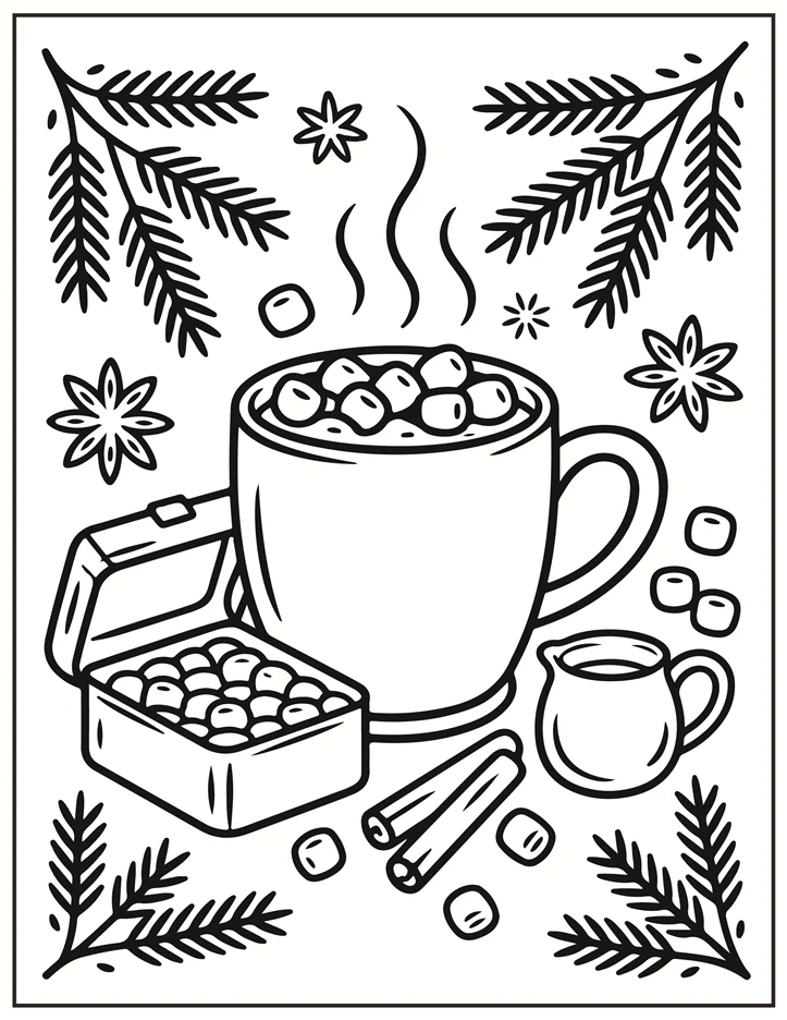 Desenhos de Natal para colorir 21