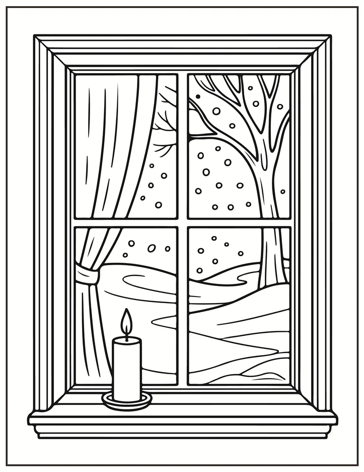 Desenhos de Natal para colorir 29