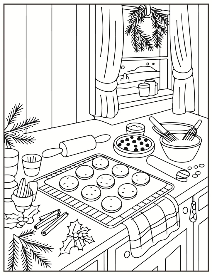 Desenhos de Natal para colorir 4