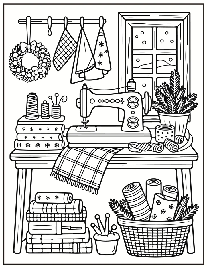 Desenhos de Natal para colorir 44