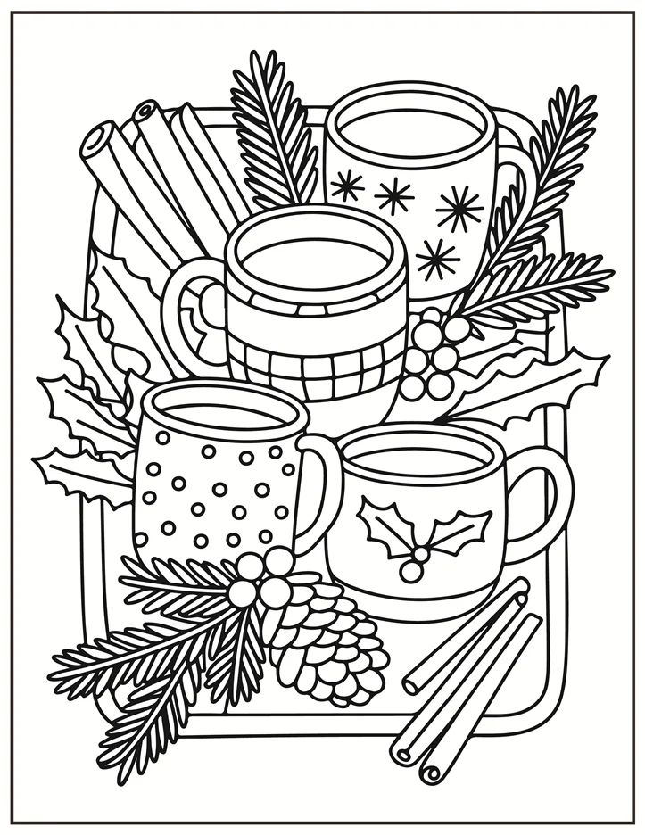 Desenhos de Natal para colorir 45