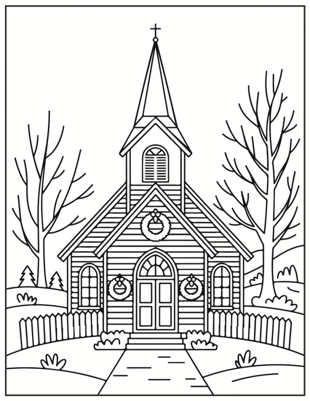 Desenhos de Natal para colorir 55