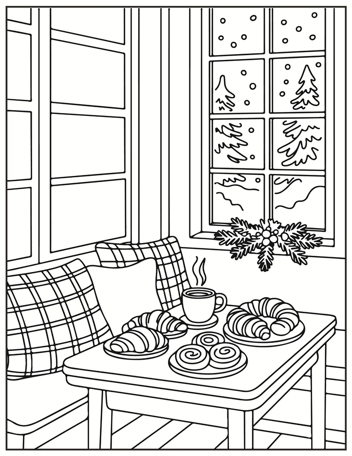 Desenhos de Natal para colorir 6