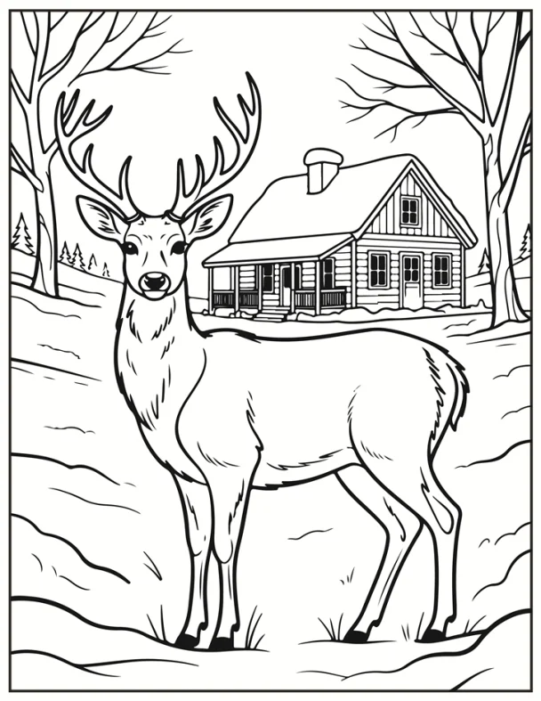 Desenhos de Natal para colorir 62