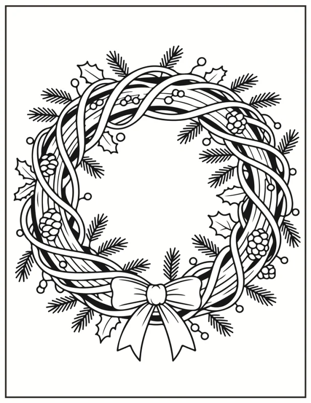 Desenhos de Natal para colorir 74