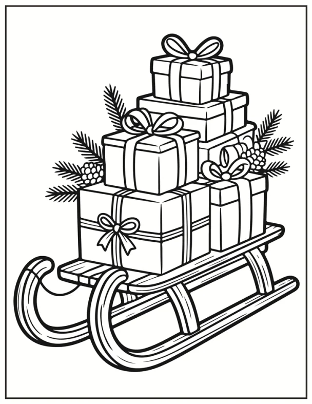 Desenhos de Natal para colorir 75