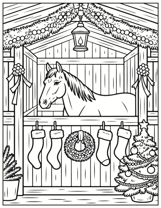 Desenhos de Natal para colorir 79