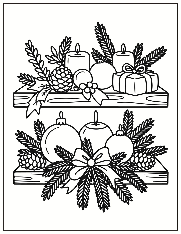 Desenhos de Natal para colorir 8