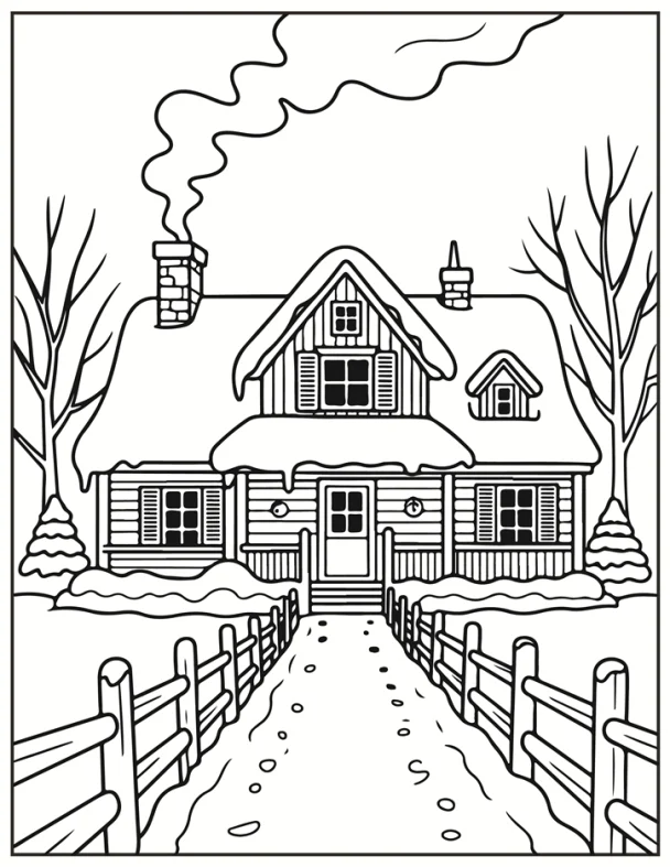 Desenhos de Natal para colorir 94