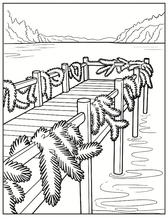 Desenhos de Natal para colorir 98