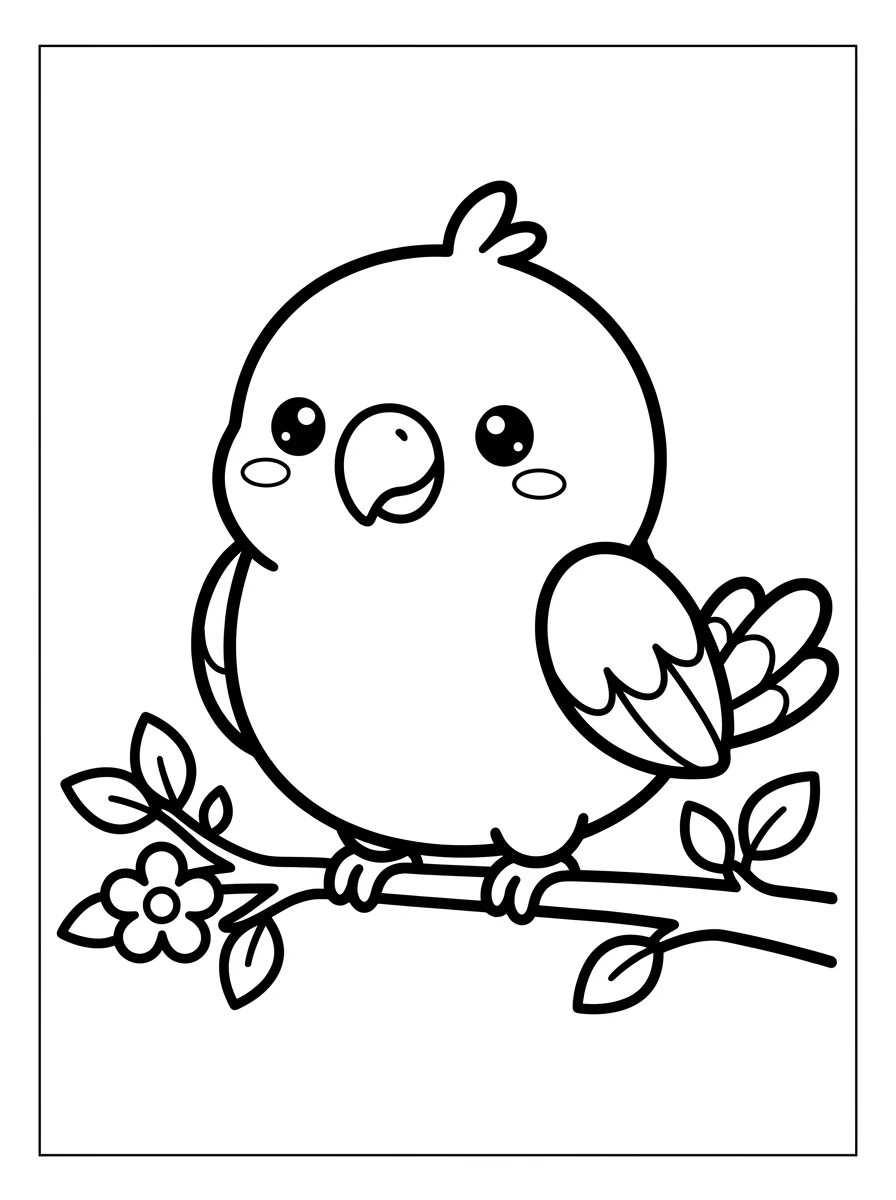 Desenhos de Pássaros para colorir 102