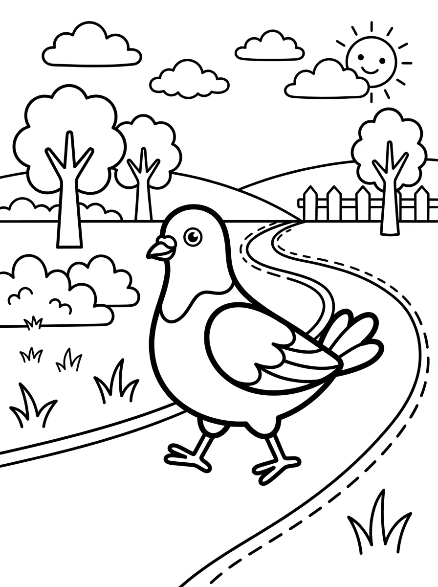 Desenhos de Pássaros para colorir 107