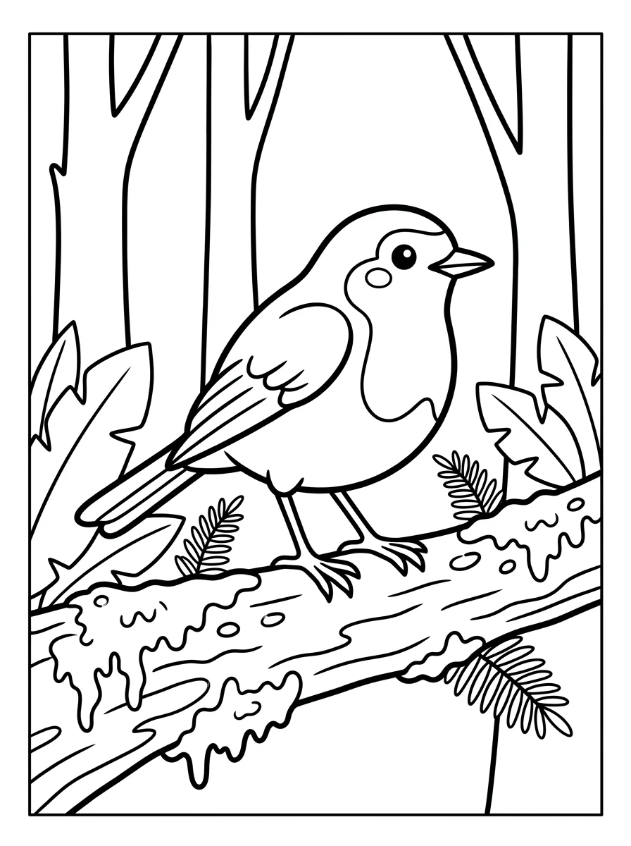 Desenhos de Pássaros para colorir 112