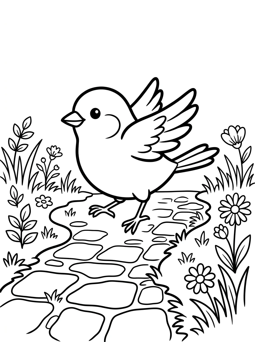 Desenhos de Pássaros para colorir 118