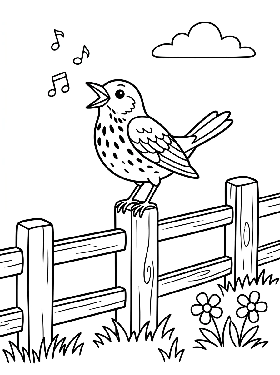 Desenhos de Pássaros para colorir 123