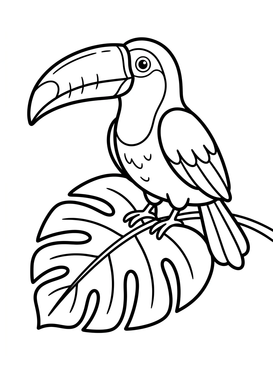 Desenhos de Pássaros para colorir 124