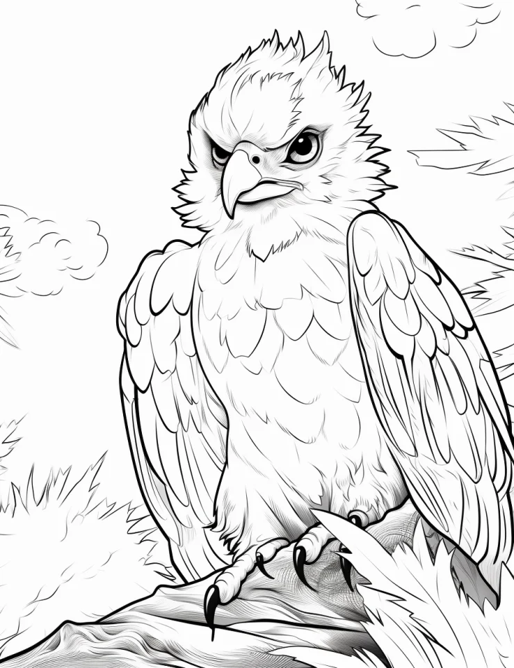 Desenhos de Pássaros para colorir 16