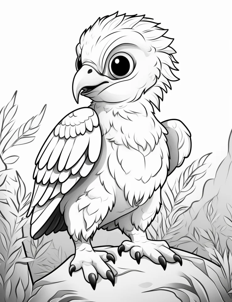Desenhos de Pássaros para colorir 17