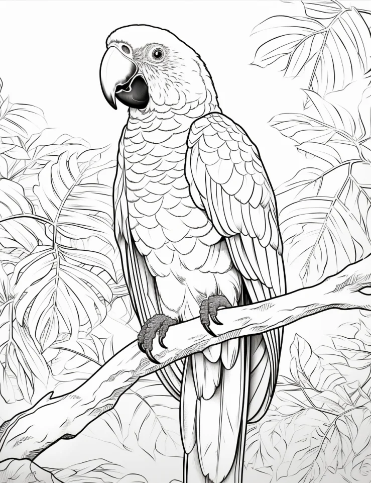 Desenhos de Pássaros para colorir 20